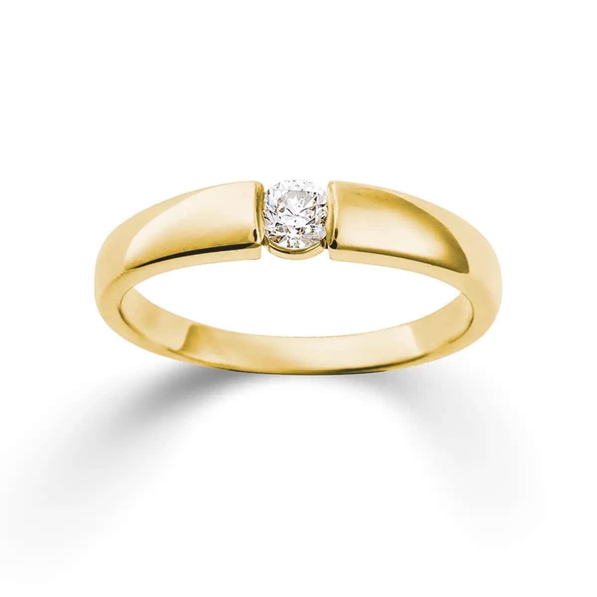 Rome Collection · Ring · Yellow Gold 585 · 0.20ct H/SI · Brilliant