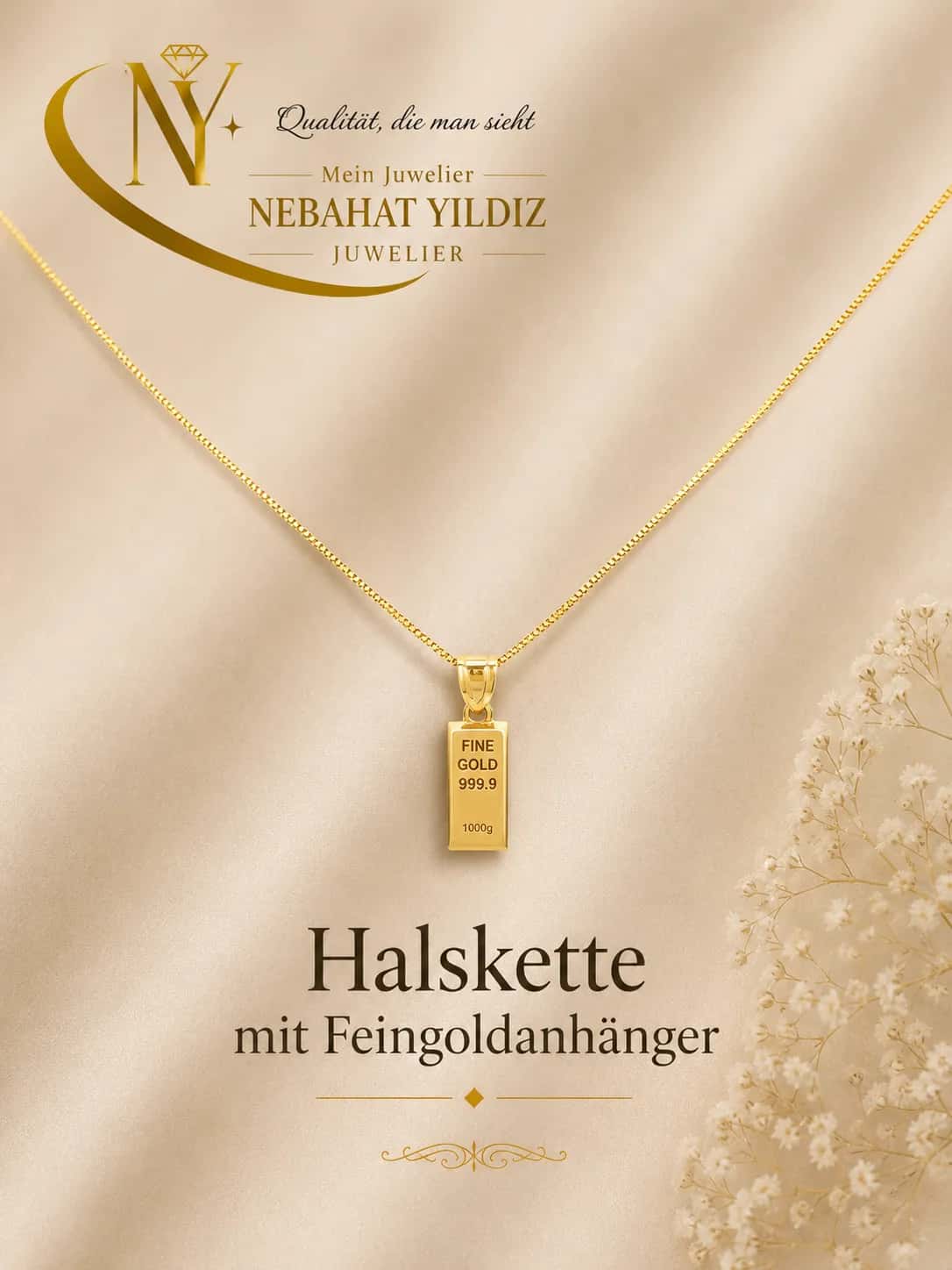 Chain with Fine Gold