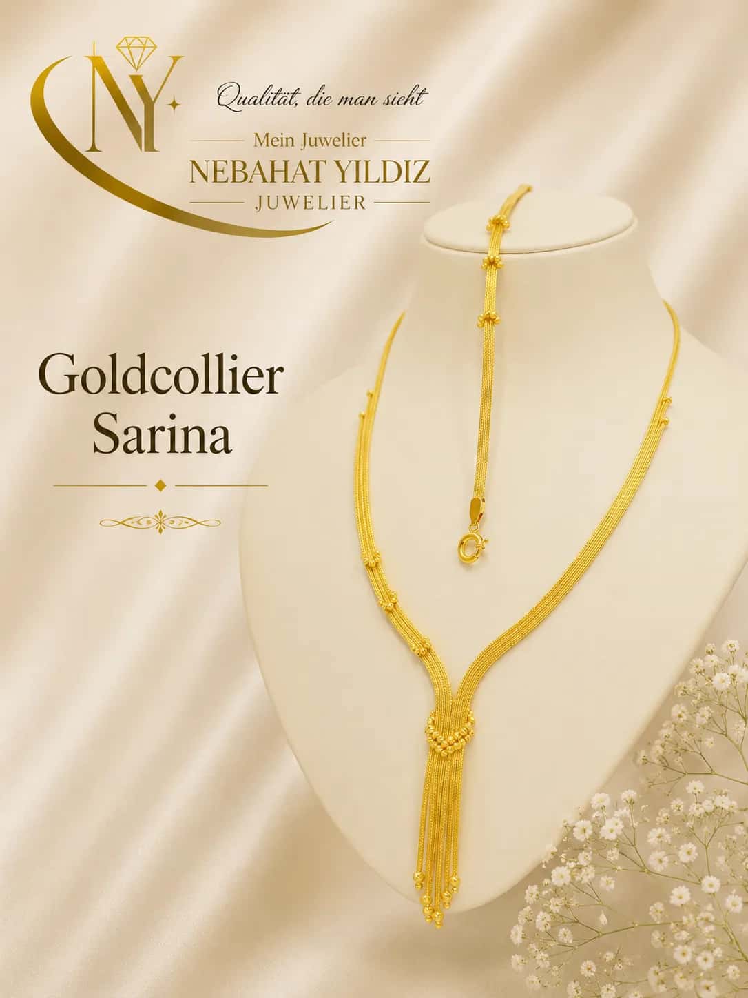 Gold Necklace Sarina