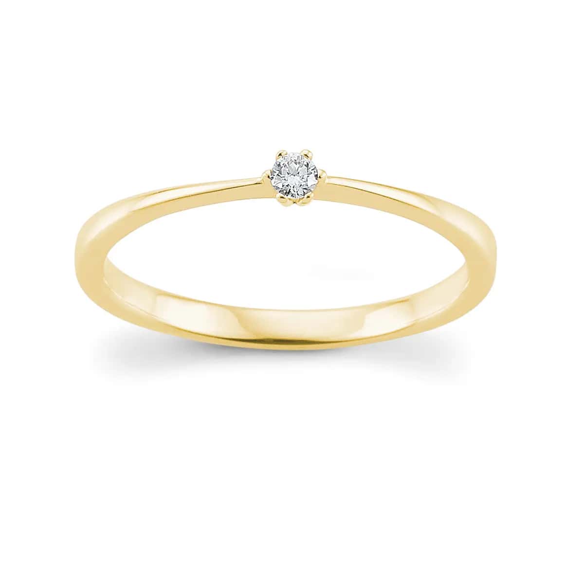 Sydney Collection · Ring · Yellow Gold 585 · 0.05ct H/SI · Brilliant