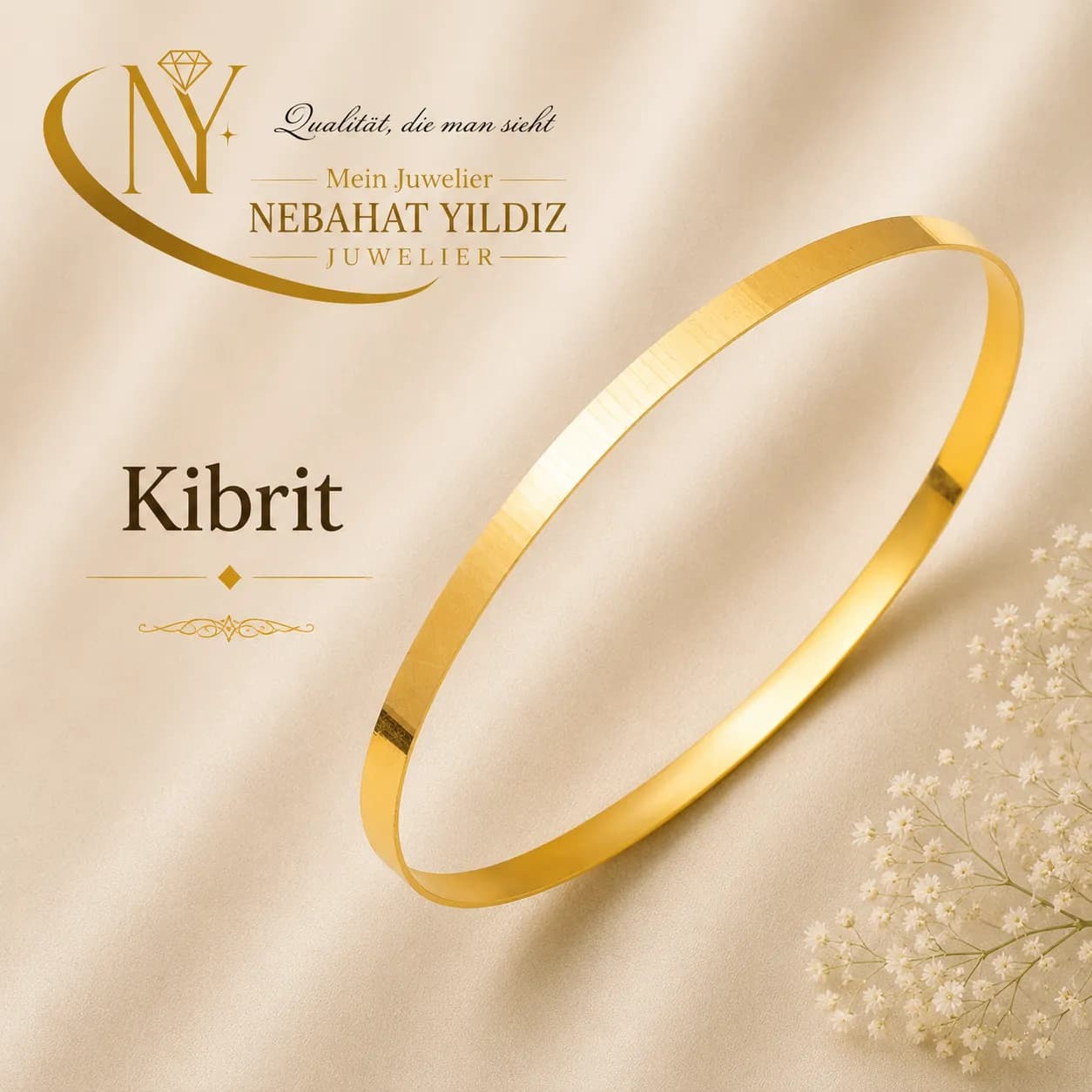 Kibrit Çöpü 22 Ayar Altın Bileziği 10 Gr.