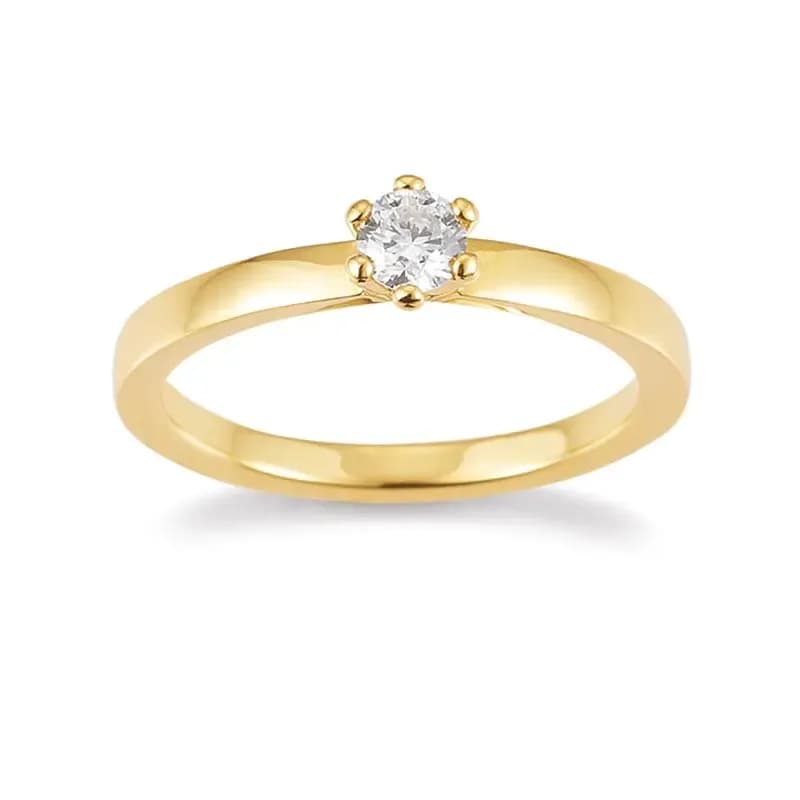 Ring · F1314G · Solitaire · New York · Ring · Gelbgold 585 · Brillant 0,25ct H/SI