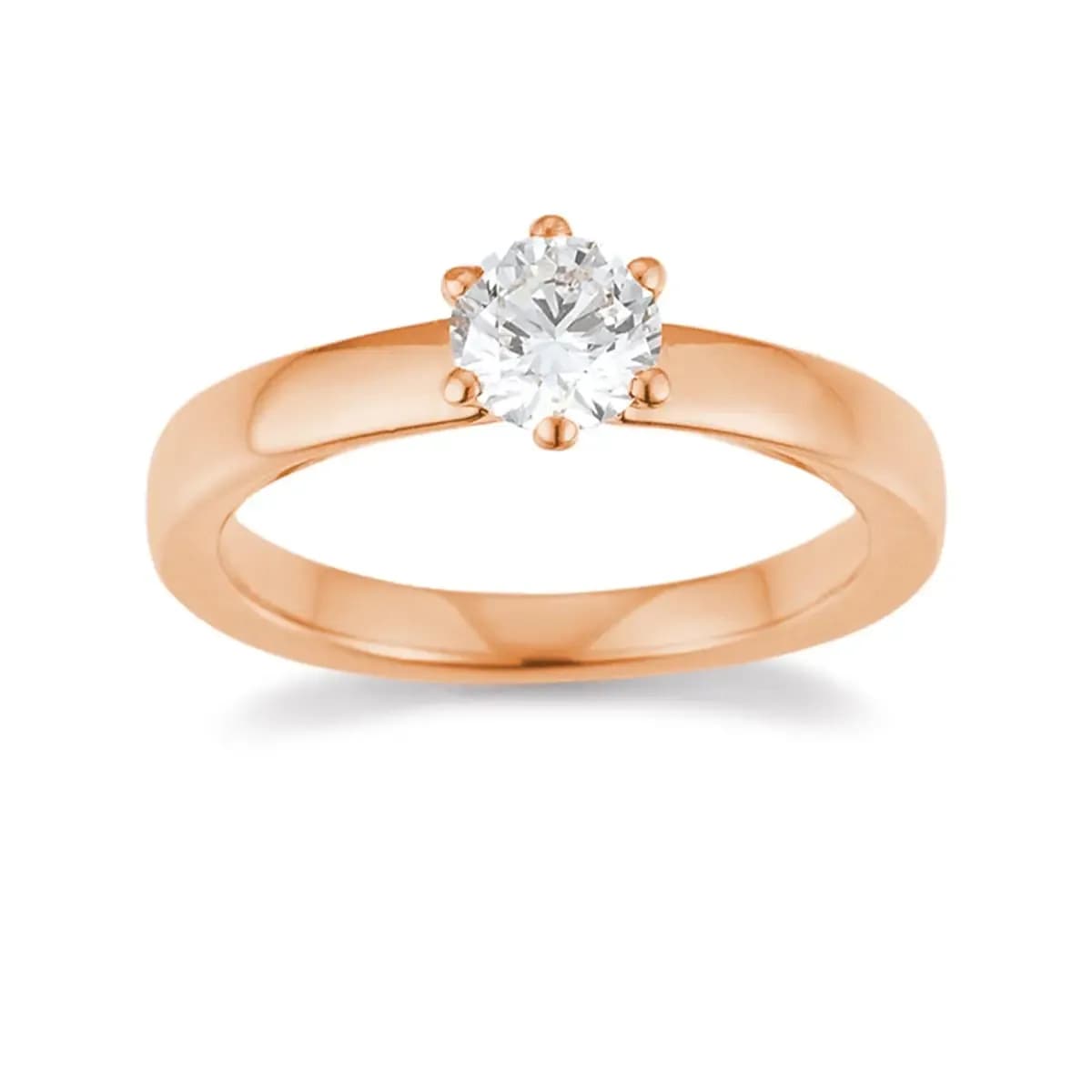 Ring · F1323R-A · Solitaire · New York · Ring · Rotgold 750 · Brillant 0,75ct H/SI