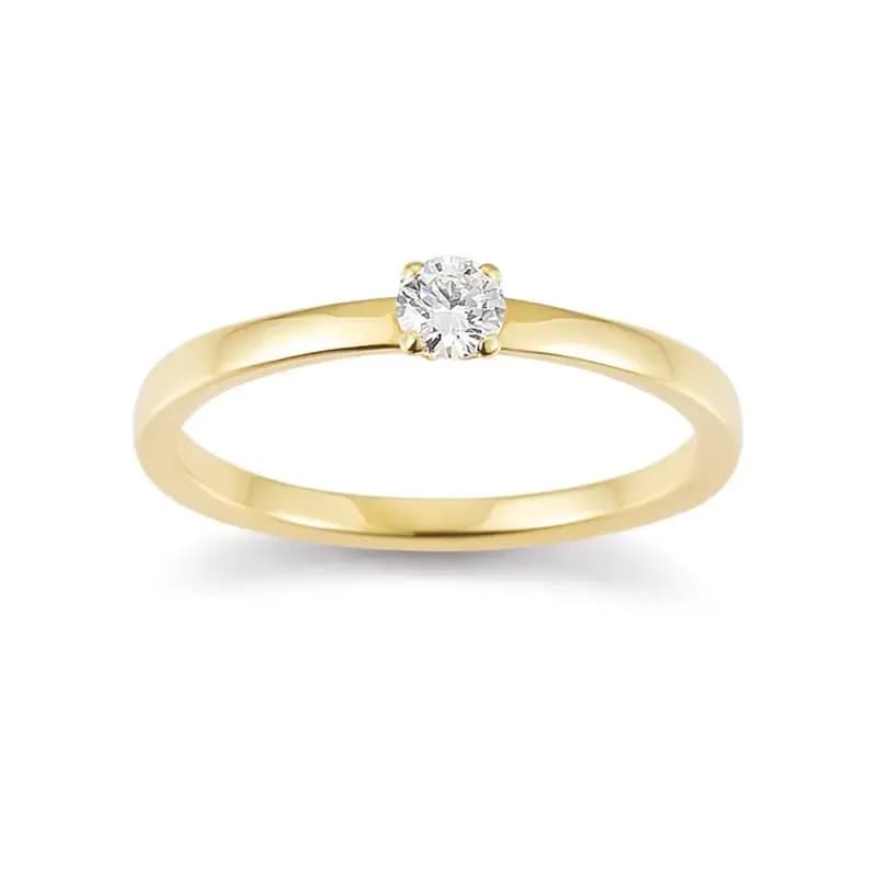 Ring · F1338G · Solitaire · Paris · Ring · Gelbgold 585 · Brillant 0,15ct H/SI