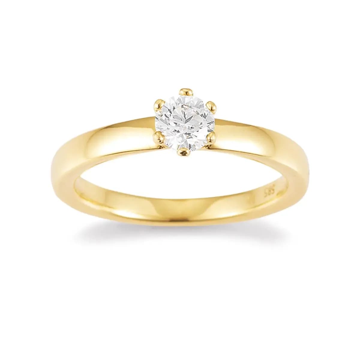 Ring · F1320G-A · Solitaire · New York · Ring · Gelbgold 585 · Brillant 0,50ct H/SI