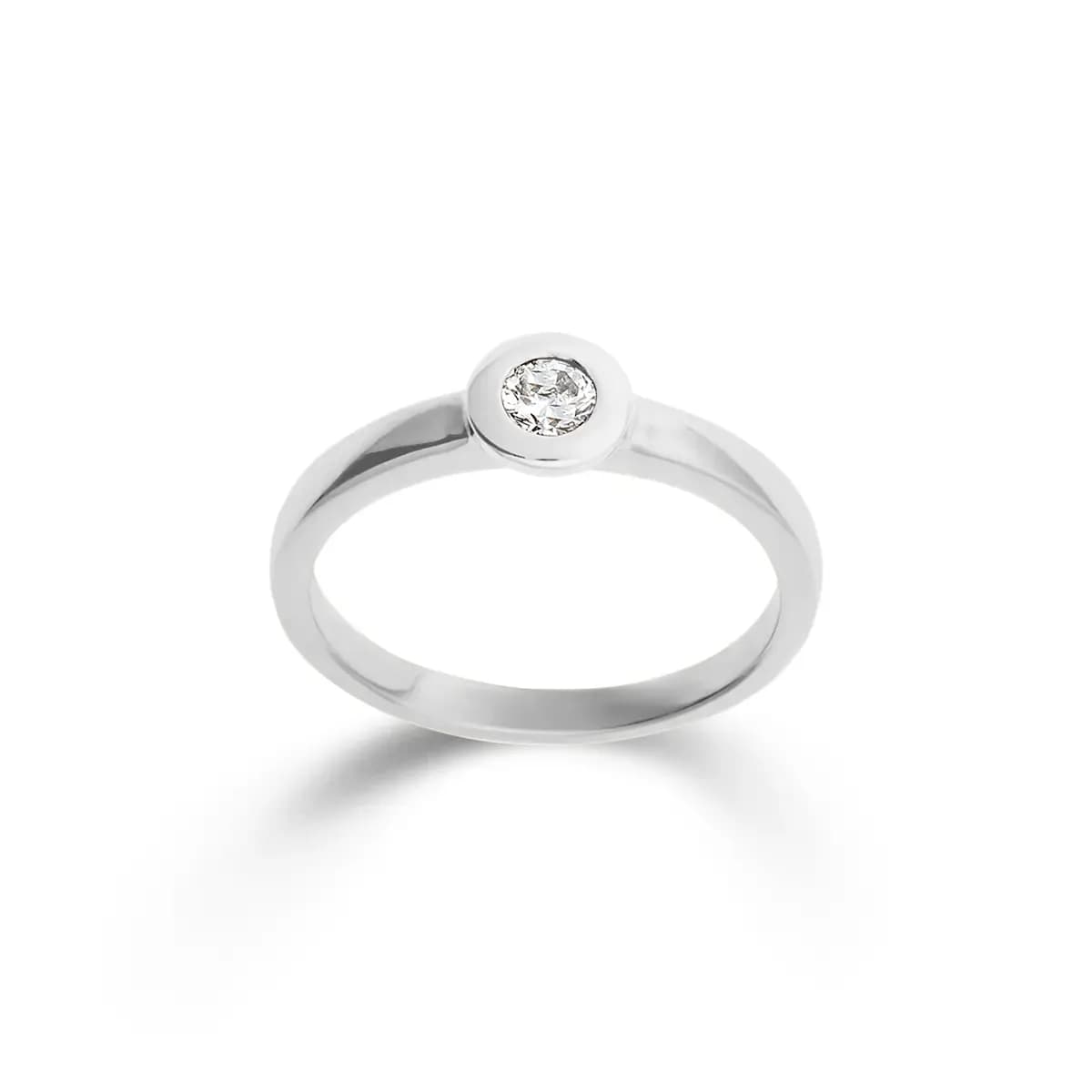 Ring · FA880W/SI · Solitaire · Vienna · Ring · Weißgold 585 · Brillant 0,20ct H/SI
